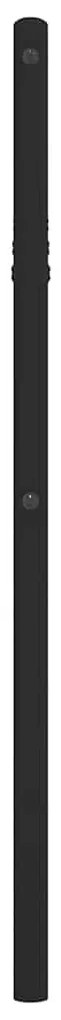 Cabeceira de cama 100 cm metal preto