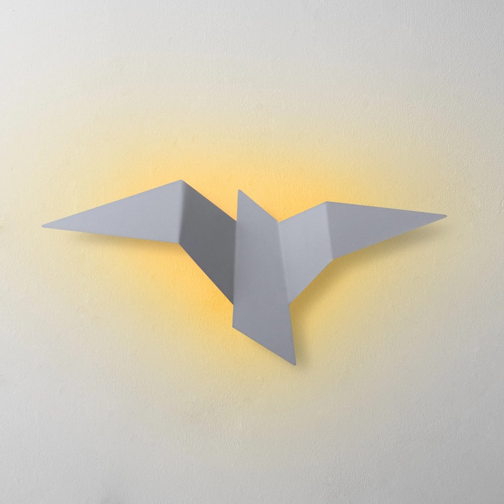 Candeeiro de Parede Pacali - Cinzento - 56 x 14 x 24 cm