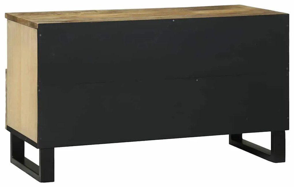 Armário de armazenamento de mídia Castanho 80 x 33.5 x 46 cm