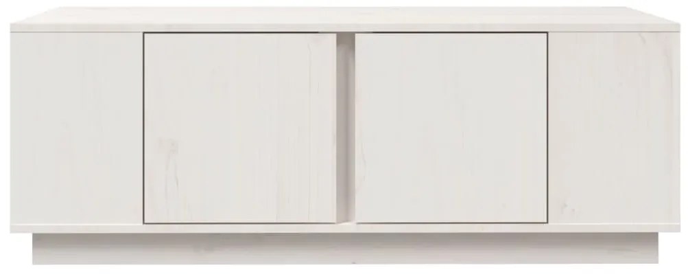 Mesa de centro 110x50x40 cm pinho maciço branco