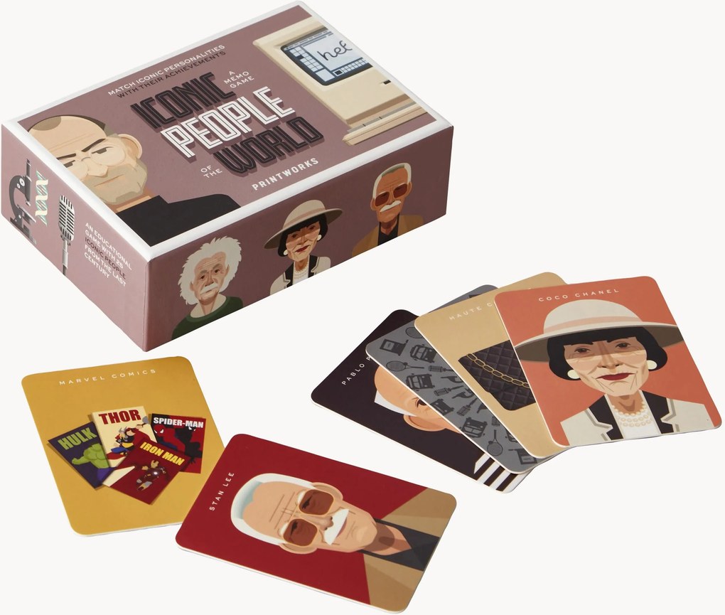 Jogo da memória Iconic People