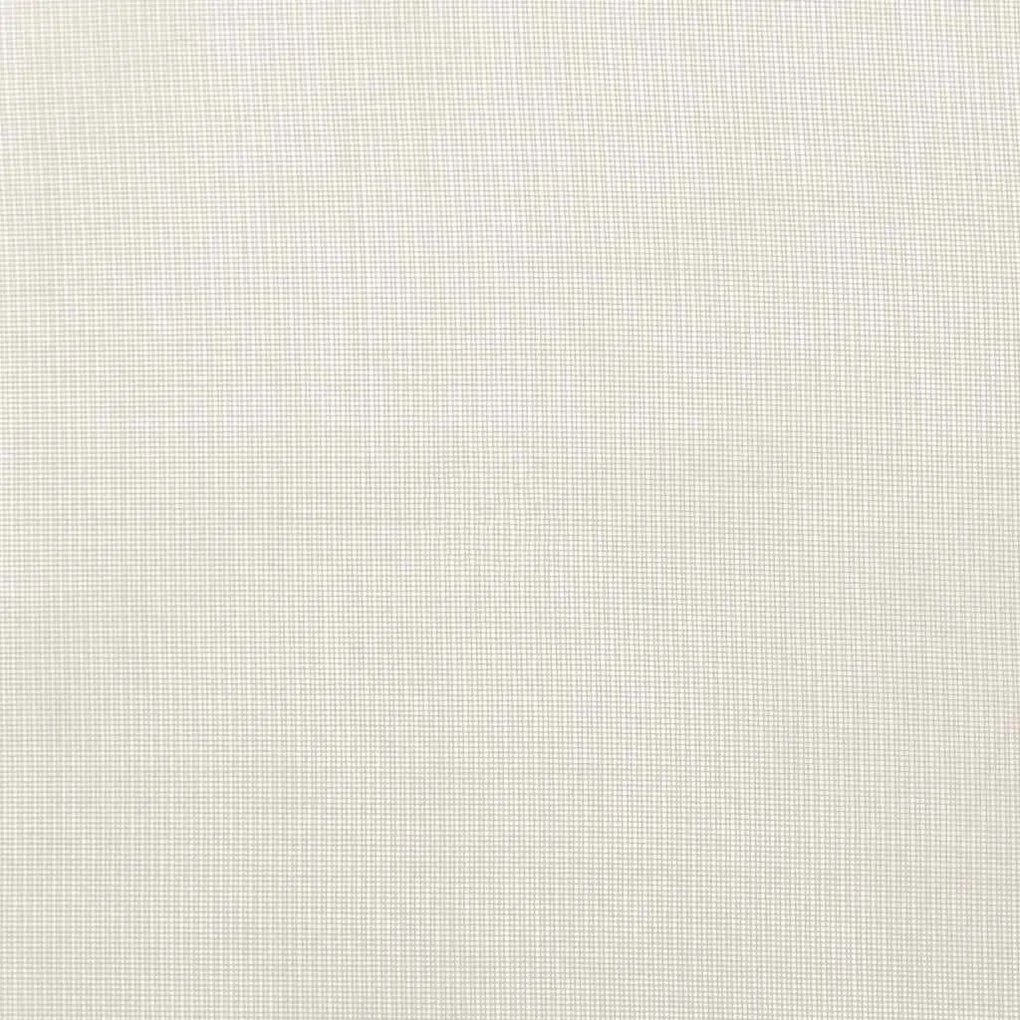 Cortinas de voile com ilhós 2 pcs creme 140x225 cm