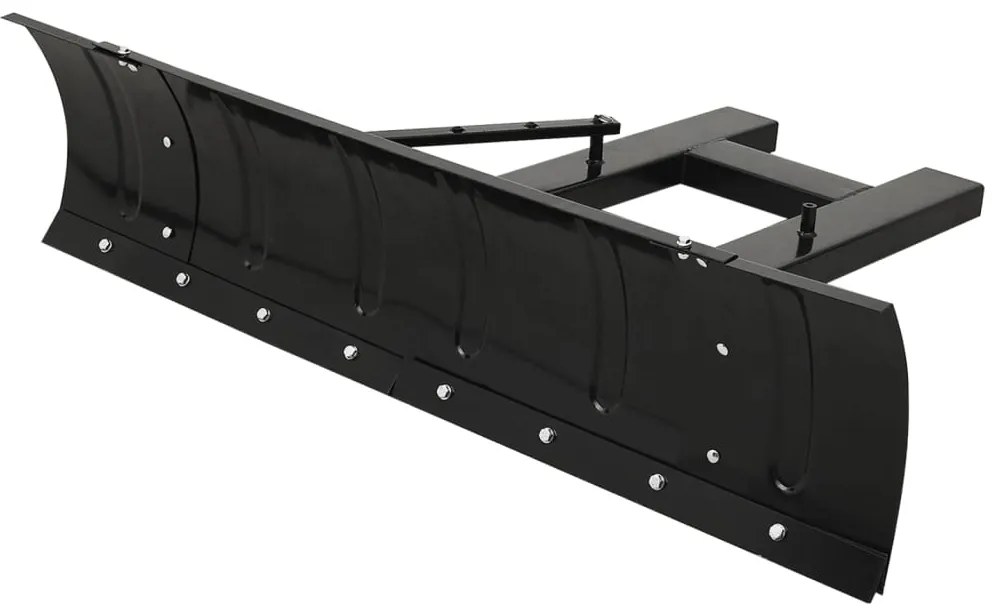 vidaXL Limpa-neves para empilhador 150x38 cm preto