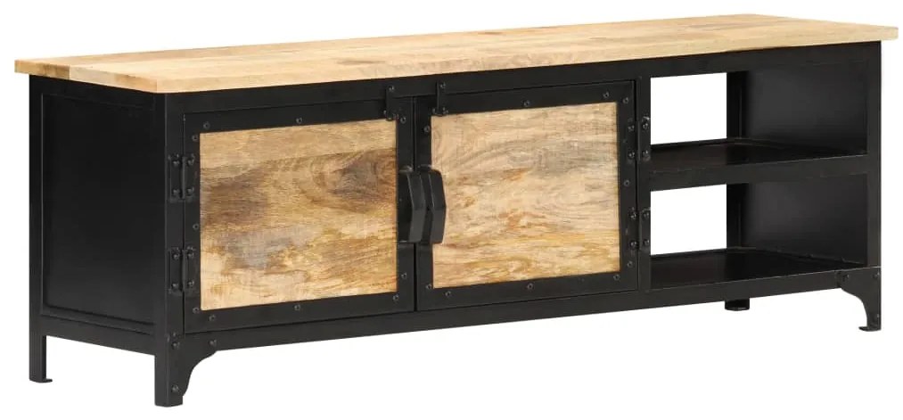 Móvel de TV 120x30x40 cm madeira de mangueira maciça