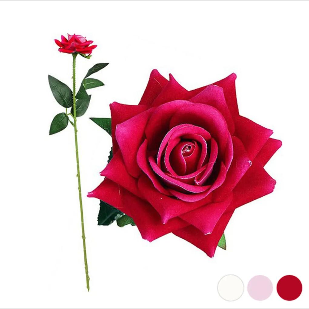 Flor Decorativa Cor de rosa 1123649 (50 Cm) - Cereja