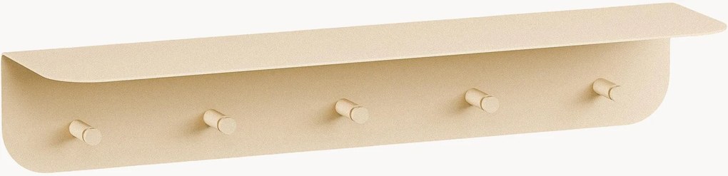 Prateleira de parede para chapéus em metal com cabide Malou