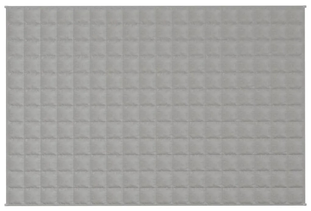 Manta pesada 9 kg 122x183 cm tecido cinza