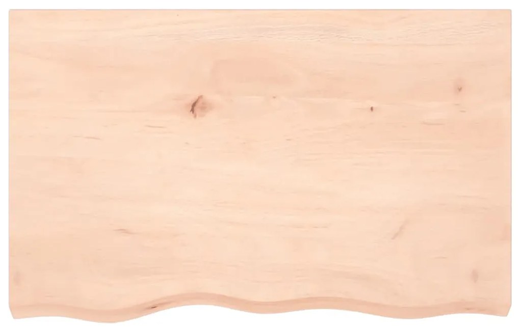 Prateleira de parede 80x50x(2-4) cm carvalho maciço não tratado