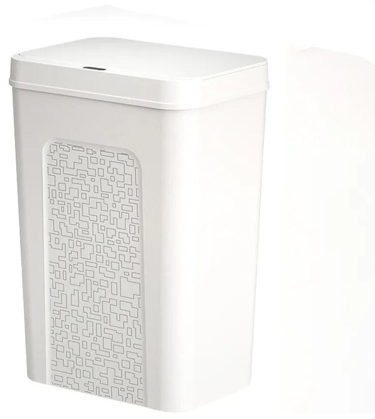 Caixote Lixo Inteligente com Sensor 18L Branco Biwond