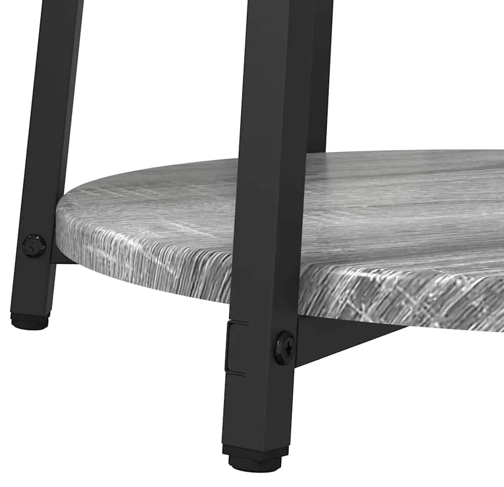 Conjunto de Mesas Laterais 2 pcs Cinza Sonoma em Madeira de Engenheira