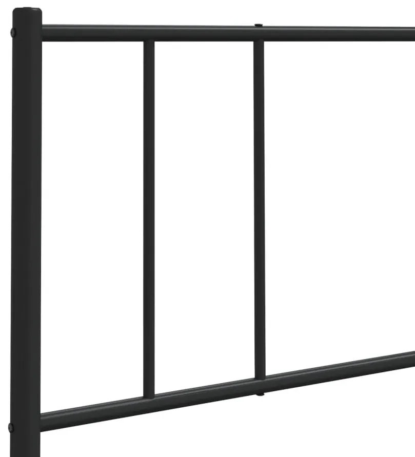 Cabeceira de cama 193 cm metal preto