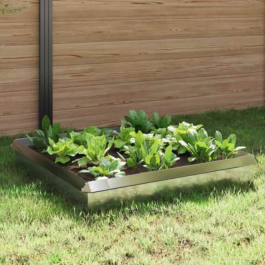 vidaXL Cercas de caracol 8 pcs Prateado Aço inoxidável