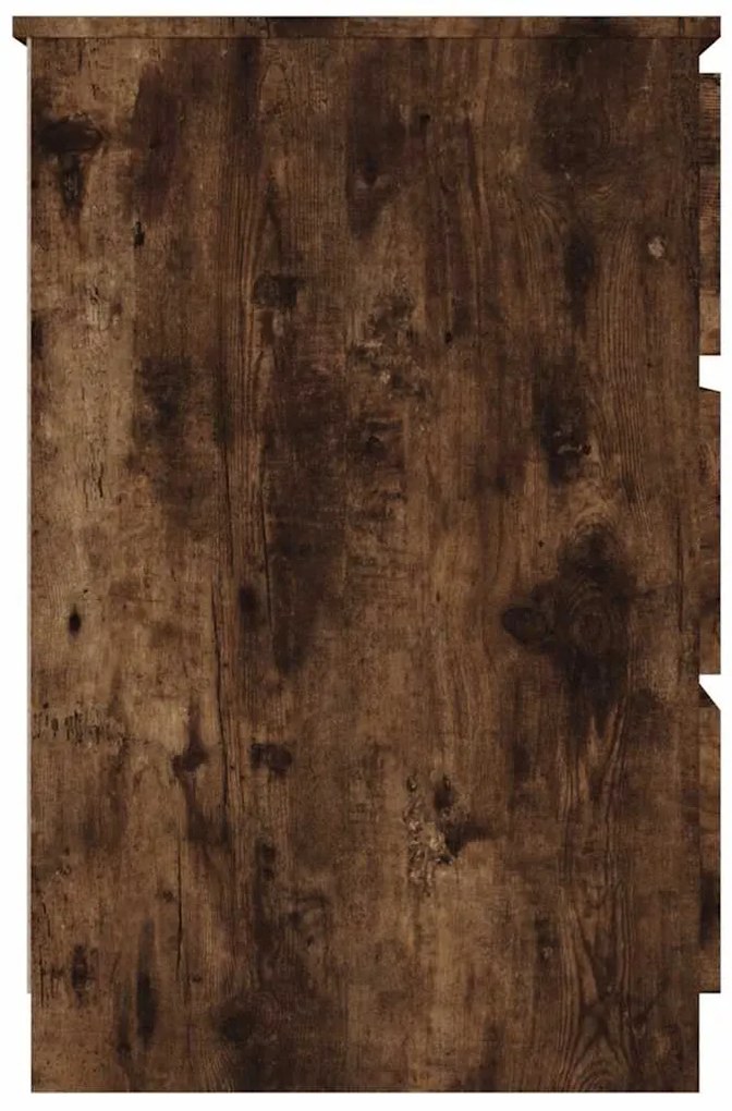 Secretária 140x50x77 cm derivados de madeira carvalho fumado