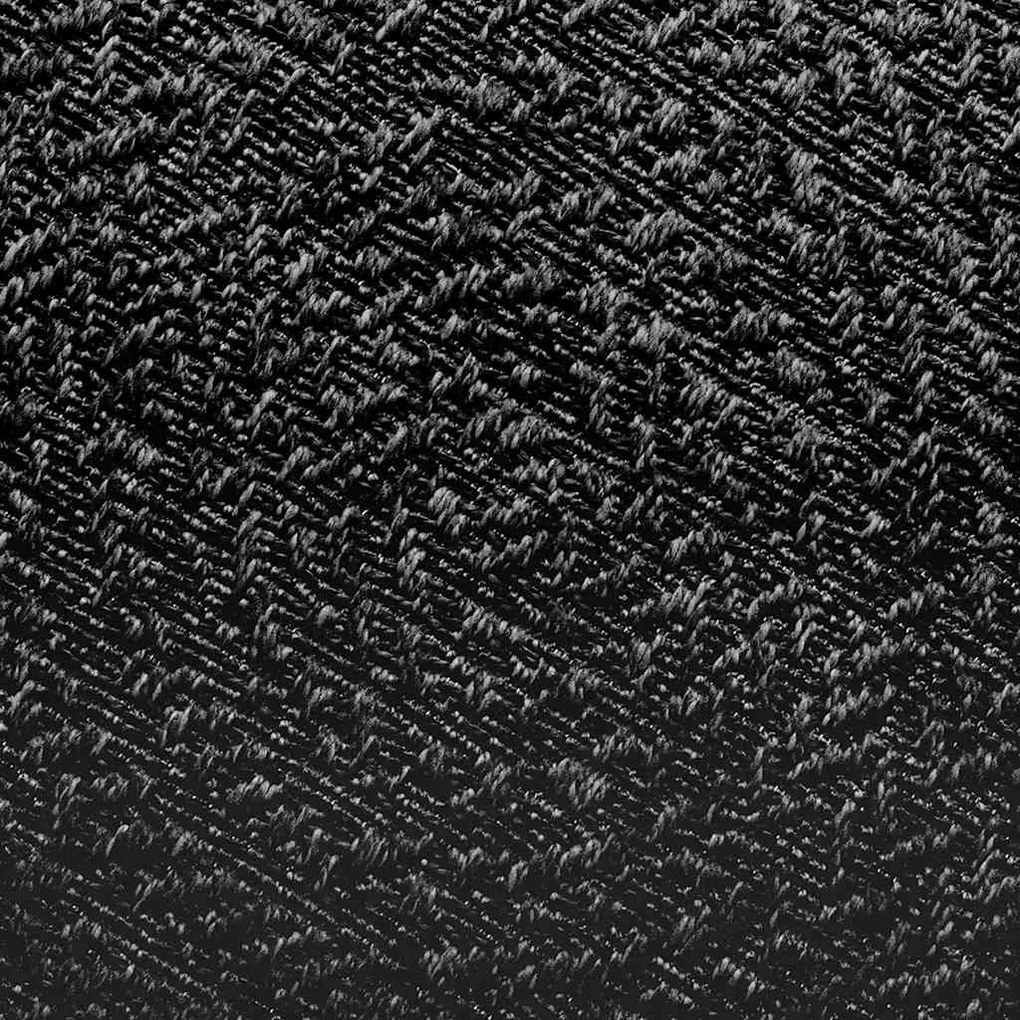 Tapete ZIZUR antracite 200x200 cm aspeto juta interior exterior