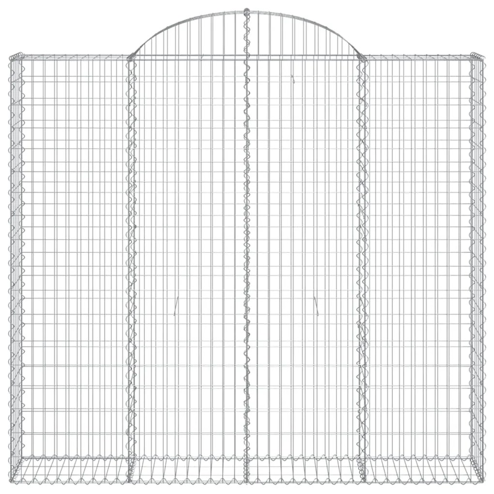 Cestos gabião arqueados 6pcs 200x30x180/200cm ferro galvanizado