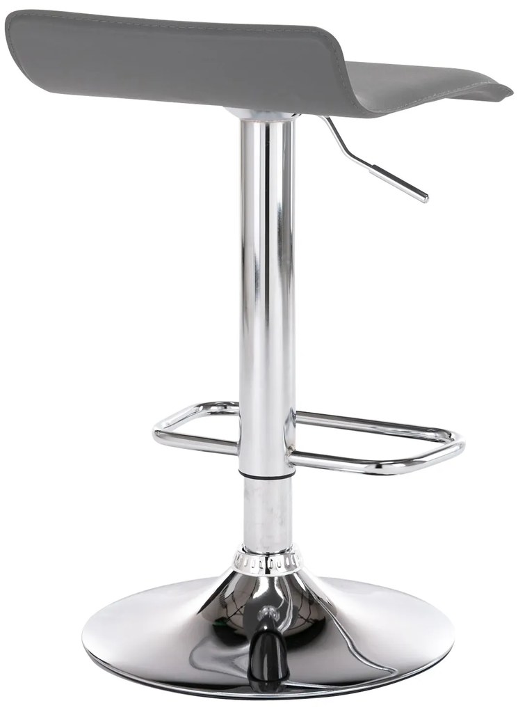 Conjunto de 2 bancos de bar Dyn 38 x 65-85 x 41 cm Cinzento