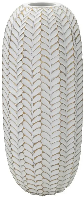 VASO FOLHA RESINA CM Ø 18,5X46