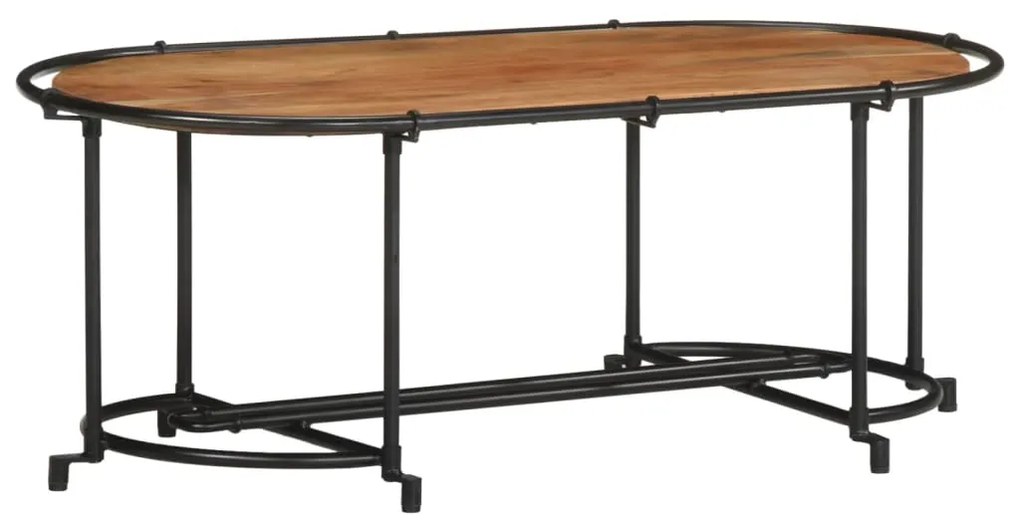 vidaXL Mesa de centro 110x55x40 cm madeira de acácia maciça