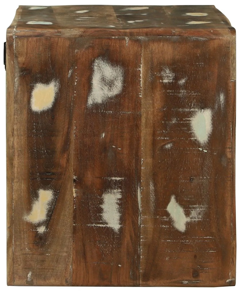 Armário de TV 60x32x36 cm Madeira Recuperada Maciça