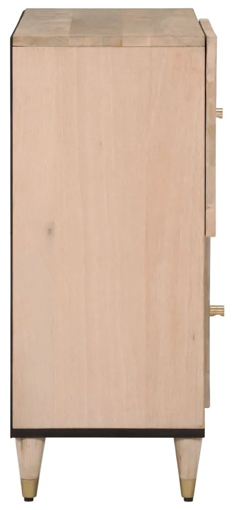 Móvel de apoio 80x33x75 cm madeira de mangueira maciça