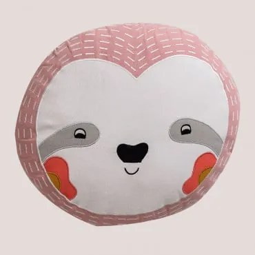 Almofada Em Algodão Skiper Kids Urso De Preguiça - Sklum