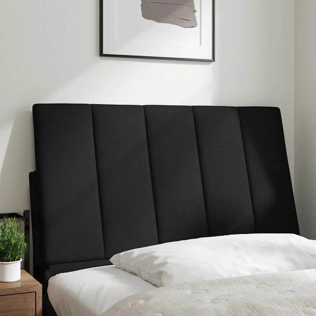 Almofadão de cabeceira 80 cm tecido preto