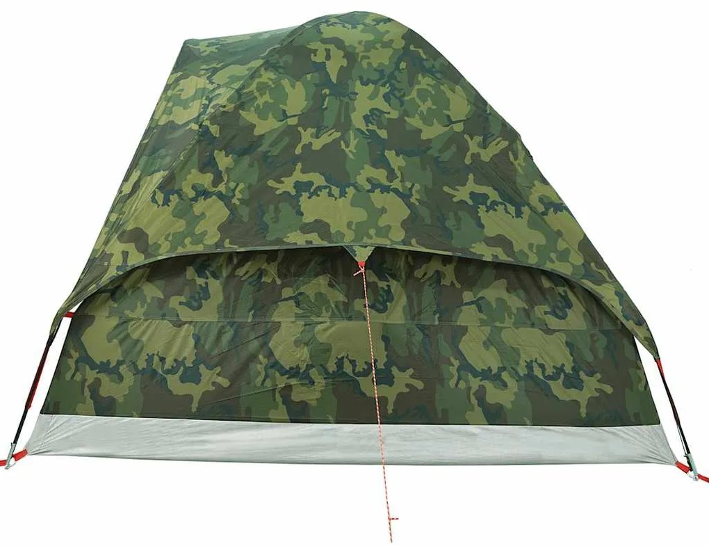 Tenda familiar cúpula para 6 pessoas impermeável camuflagem