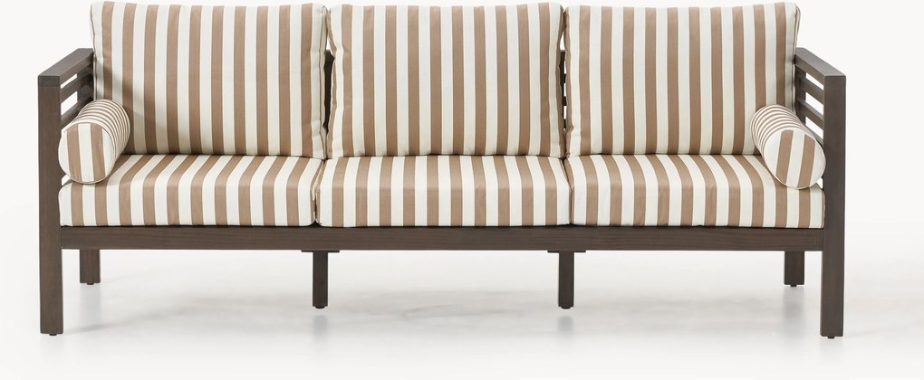 Sofá de jardim em madeira de acácia Bo (3 lugares)