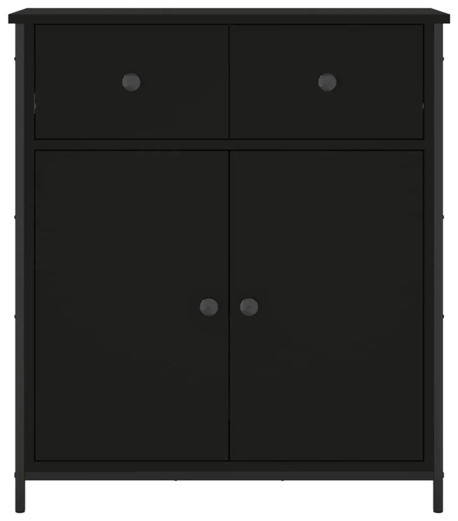Aparador 70x30x80 cm derivados de madeira preto