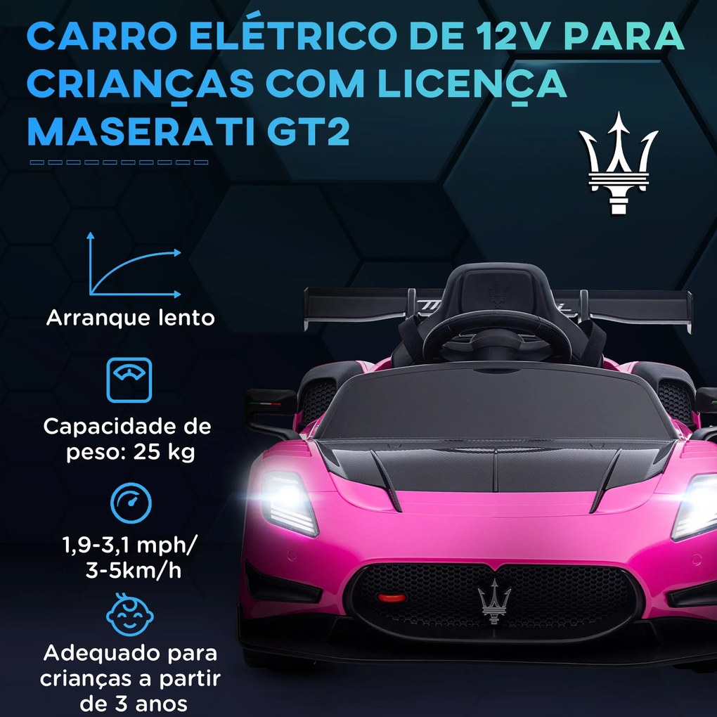 AIYAPLAY Carro Elétrico para Crianças acima de 3 Anos Carro Maserati G