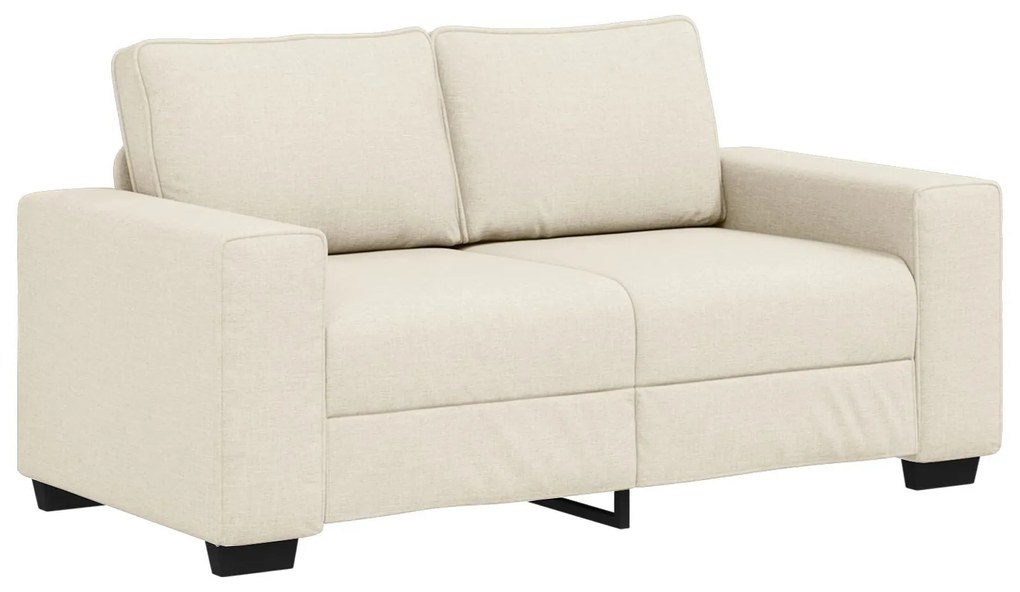 Conjunto de Sofá de 3 Peças com Almofadas em Linho