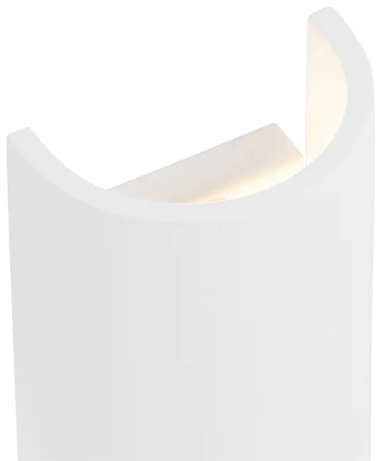 Candeeiro de parede moderno branco - Colja Novo