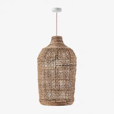Lâmpada De Teto Suspensa Para Exterior Arantxa Natural - Branco & Ø40 Cm - ↑70 Cm Arantxa - Sklum