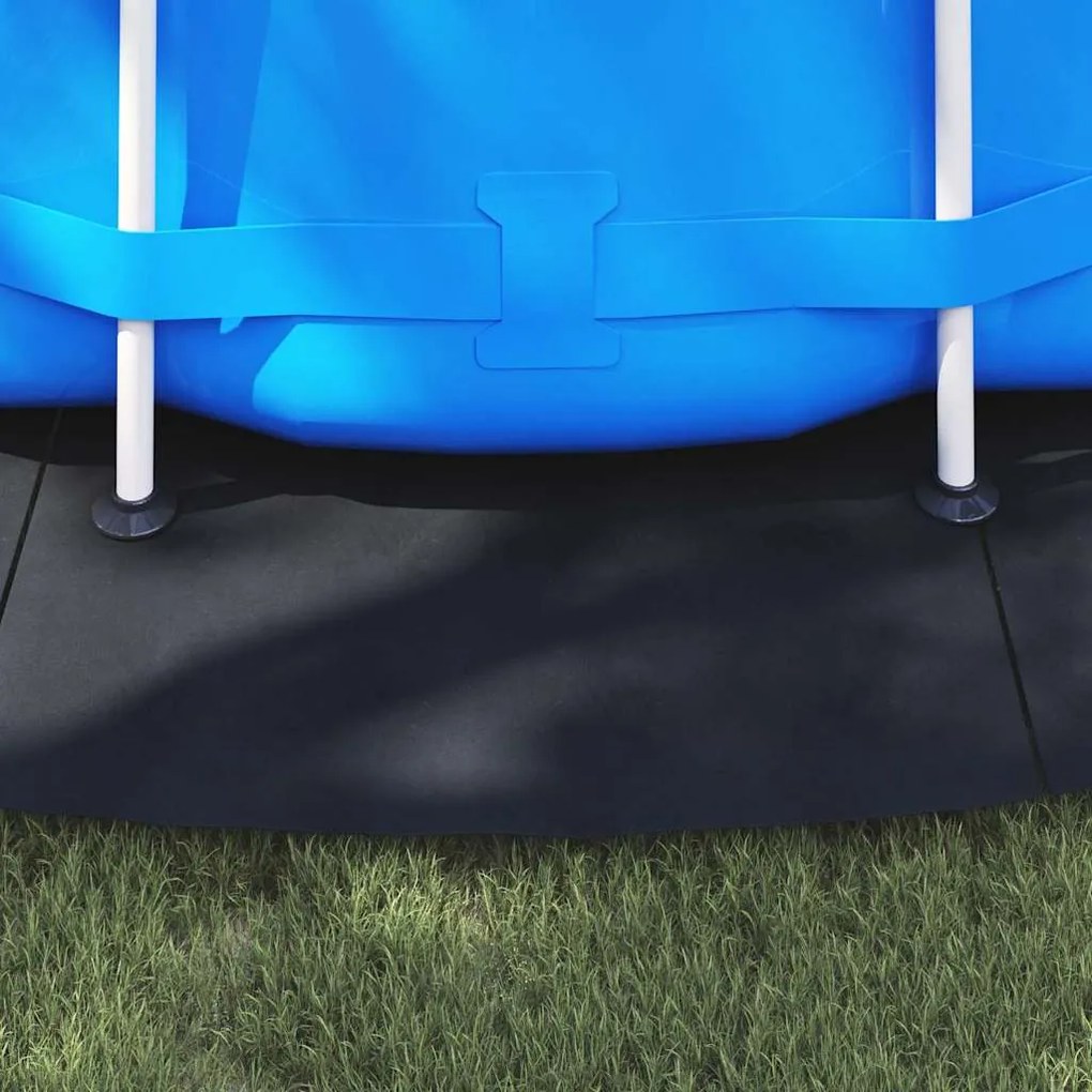 Lençol de fundo pra piscina preto Ø 550 cm. Feito de tecido não tecido
