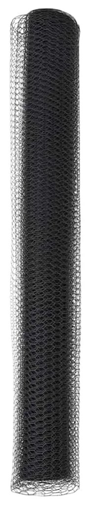 Cerca Hexagonal Cinzeto 1 x 10 m Aço