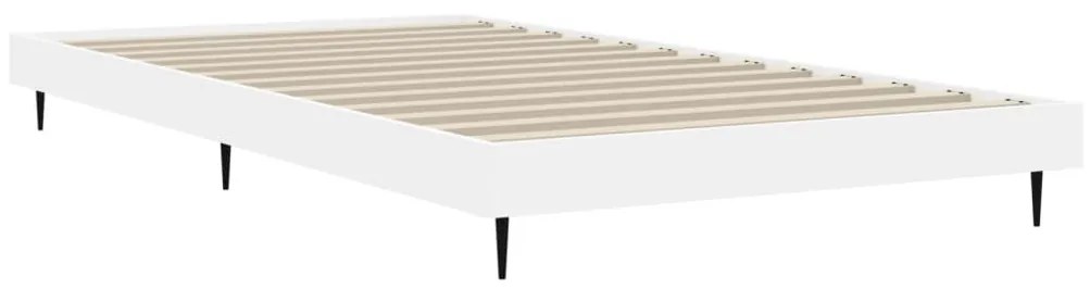 Estrutura de cama 90x190 cm derivados de madeira branco