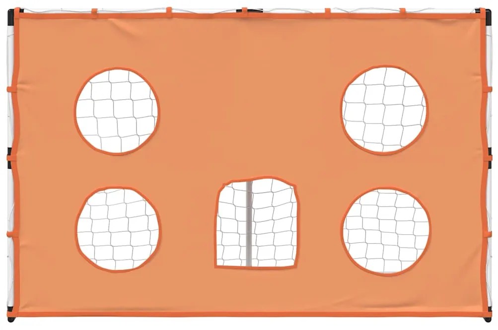 Baliza de futebol infantil com alvos e bola 182x62x118 cm