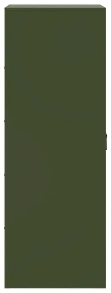 Aparador 34,5x39x107 cm aço verde azeitona