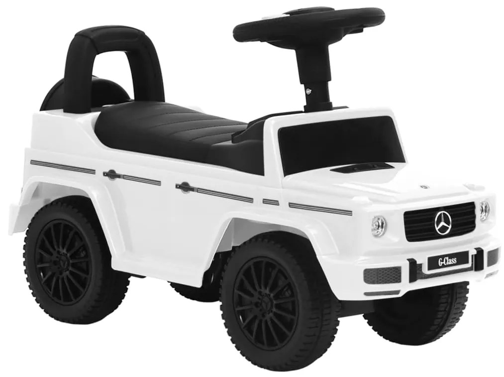 80301 vidaXL Andador carro Mercedes Benz G63 branco