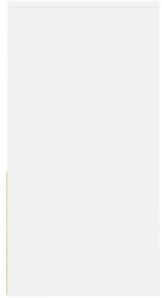 Mesa de cabeceira com gaveta 35x34x66,5 cm branco