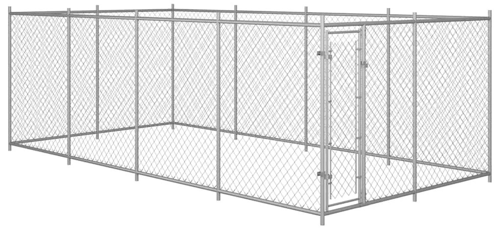 Canil de exterior 7,6x3,8x1,9 m