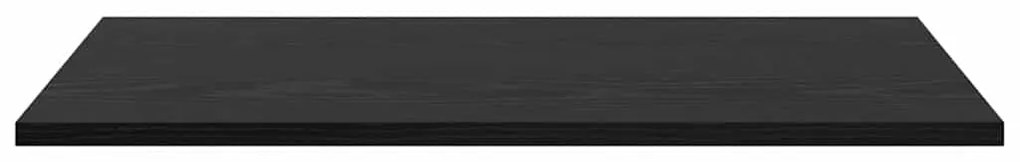 Prancha de Estante para Livros 4 pcs Preto 100 x 40 x 1.5cm