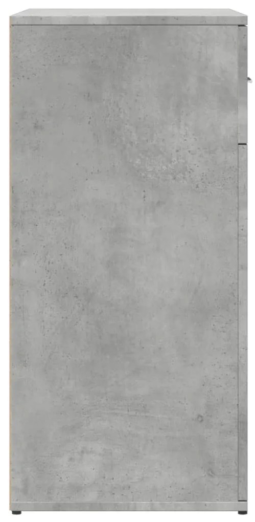 Aparadores 2 pcs 79x38x80 cm derivados madeira cinzento cimento