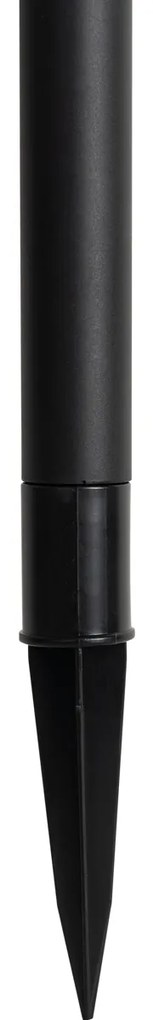 Candeeiro de exterior branco 30 cm com LED IP44 solar RGBW - Ludger