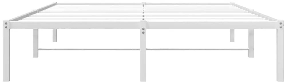 Estrutura de cama 140x200 cm metal branco