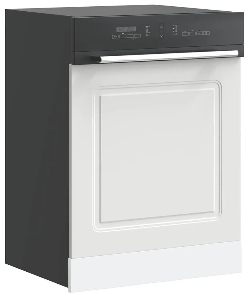 vidaXL Painel máquina lavar louça Kalmar 60x1,5x67 cm branco