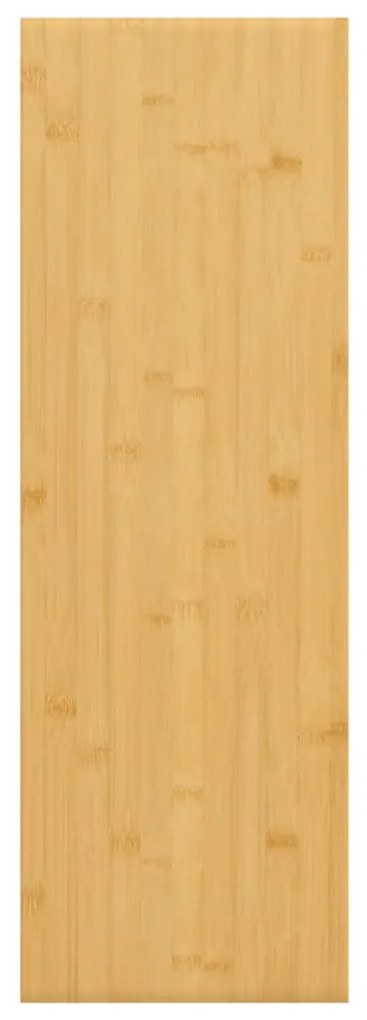 Prateleira de parede 60x20x2,5 cm bambu