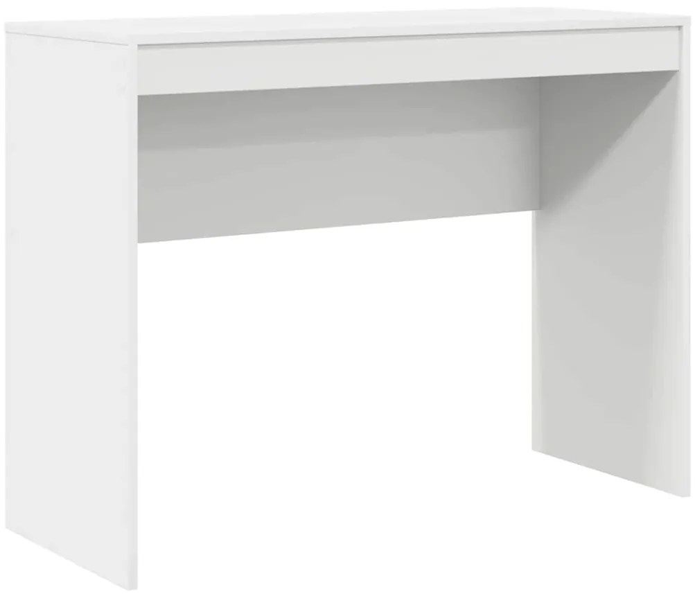 Mesa com Armazenamento Branca de Madeira Ingenheirada