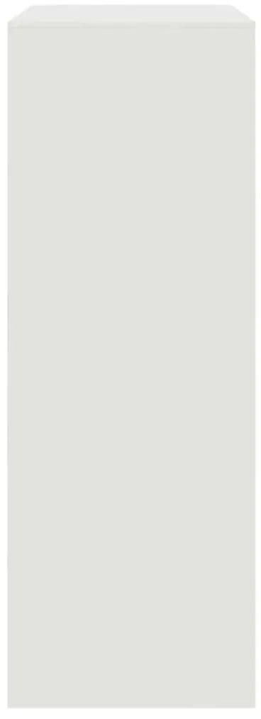 Aparador 67x39x107 cm aço branco