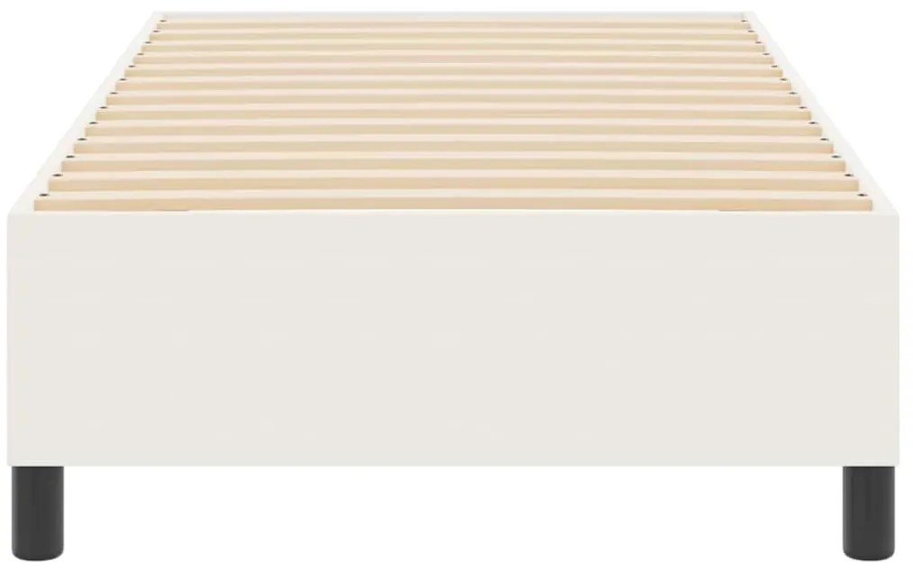 cama Box Spring vidaXL Creme Individual em Tecido de Corduroy